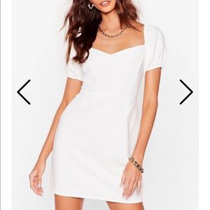 Nasty Gal white dress